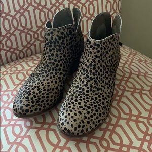 Leopard Print Ankle Booties